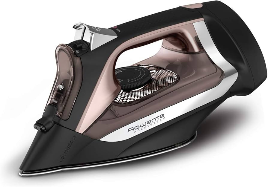 Rowenta Access Stainless Steel Soleplate Steam Iron with Retractable Cord 350 Microsteam Holes, C... | Amazon (US)