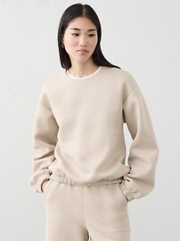 Scuba High-Neck Sweatshirt | Banana Republic Factory