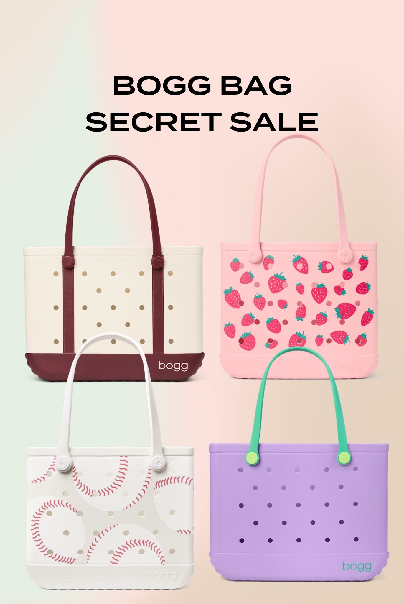 Bogg secret sale is on! Use code SECRET40 for 40% off!

#LTKmomlife #LTKSaleAlert #LTKActive