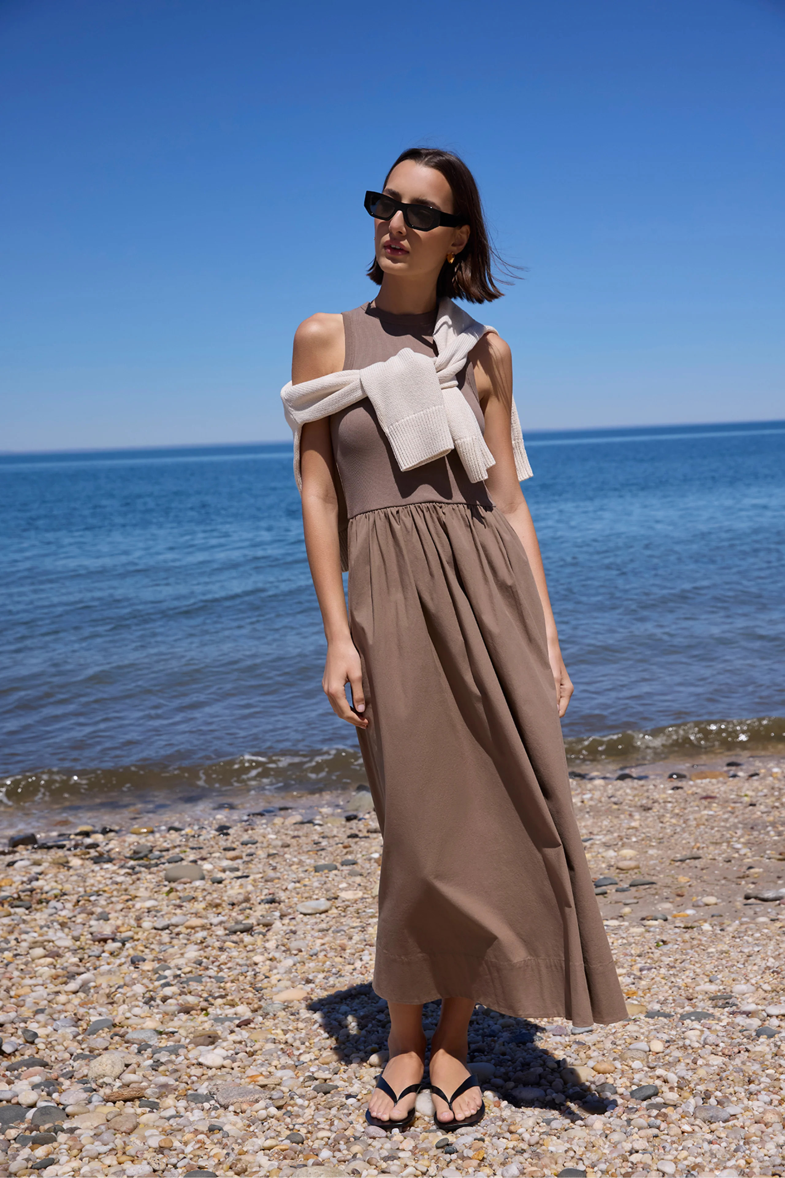 The RSVP Dress in Stone | Sold Out NYC