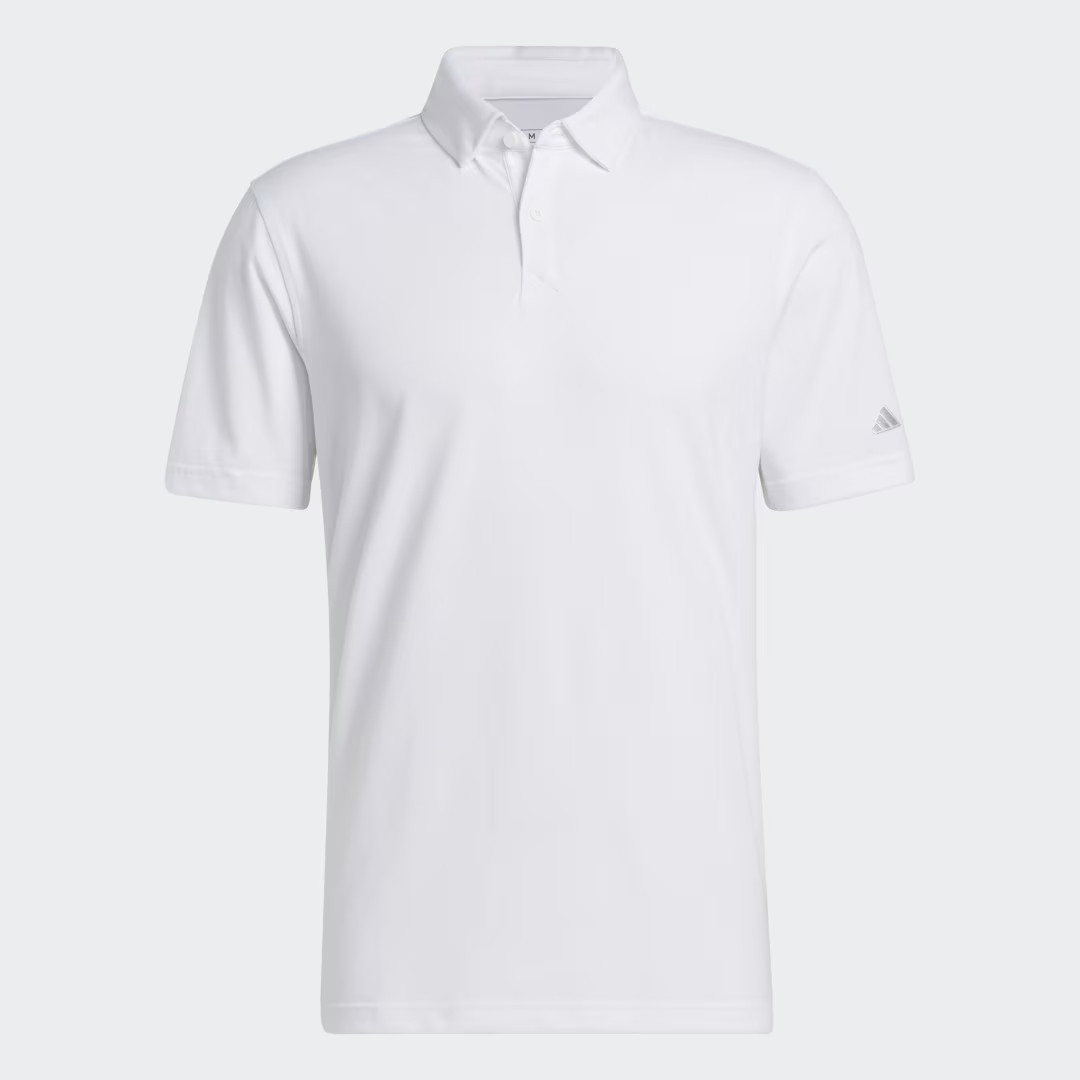 adidas Go-To Polo Shirt White Melange M Mens | adidas (US)