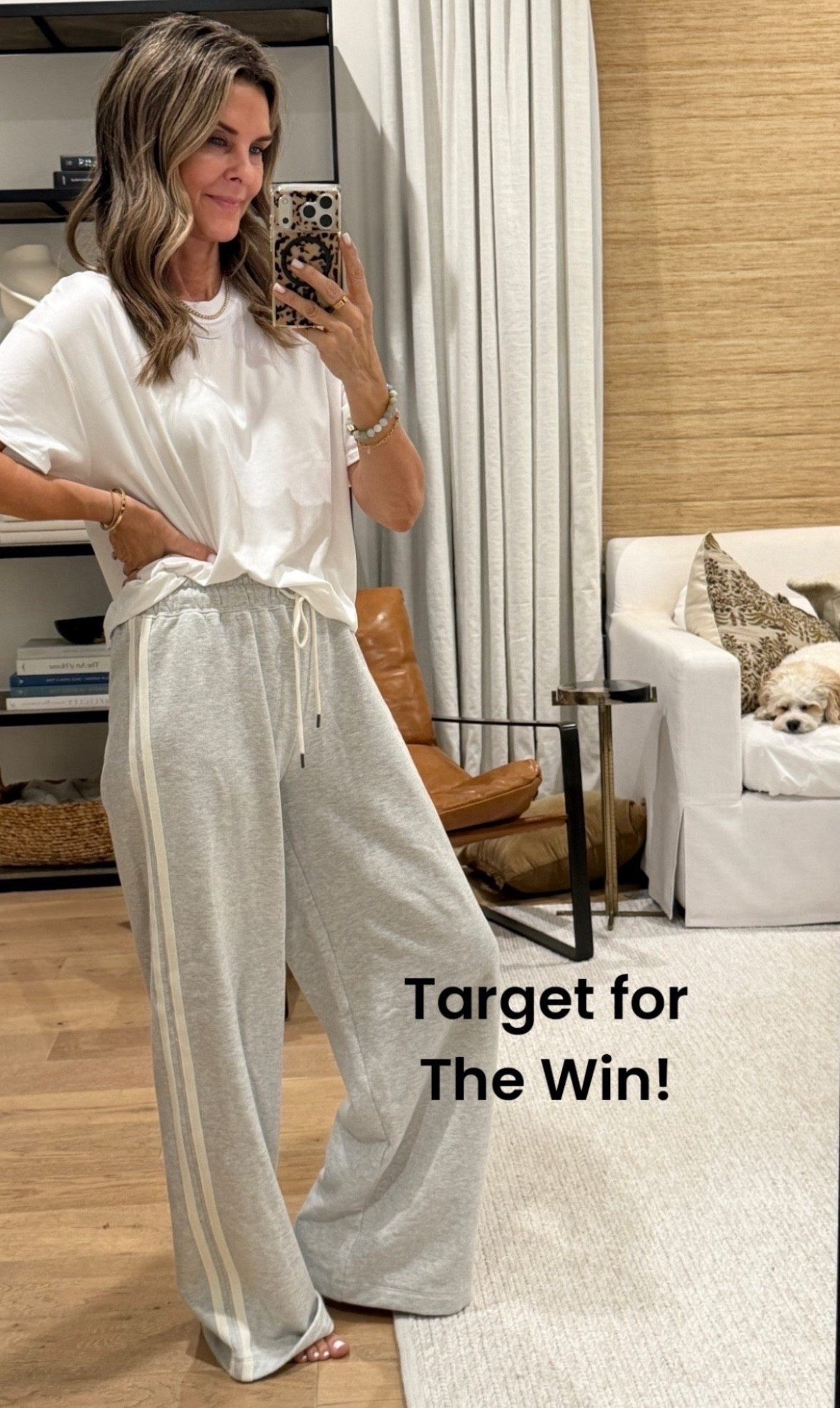 I’m 5’6”
Target sweats sz XS 
-a favorite lightweight t-shirt. Sz S

#LTKdayinmylife #LTKootd