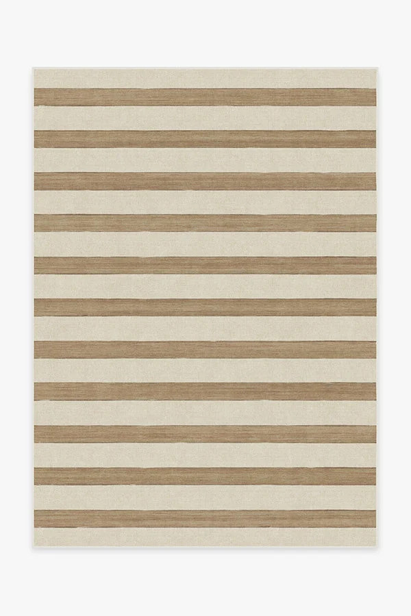 Sumi Sailor Stripe Camel Rug | Ruggable