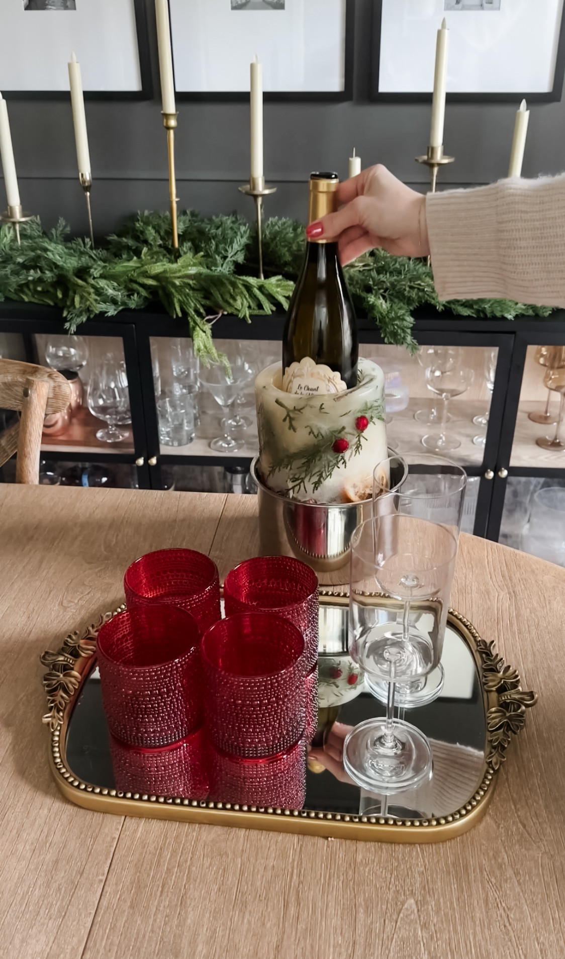 JoyJolt Claire 14oz Red Wine Glass Set. Large Glasses Set of 2 Crystal Glasses. Elegant Wide Rim ... | Amazon (US)