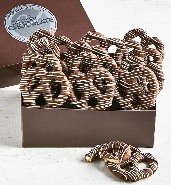 Simply Chocolate® Divine Chocolate Pretzel Twists | Simply Chocolate