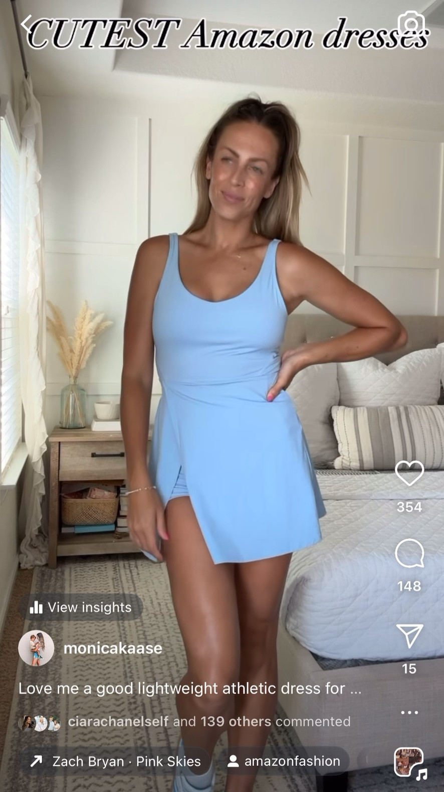 Cutest Amazon finds ☀️wearing size small, both have built in shorts.

#LTKStyleTip #LTKFindsUnder50 #LTKSaleAlert