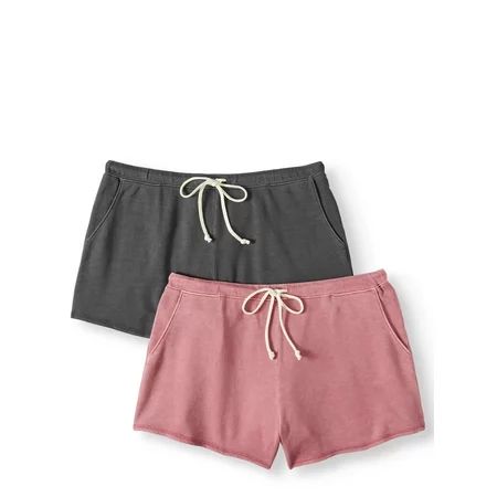 Secret Treasures Women's and Women's Plus 2-Pack Sleep Short | Walmart (US)