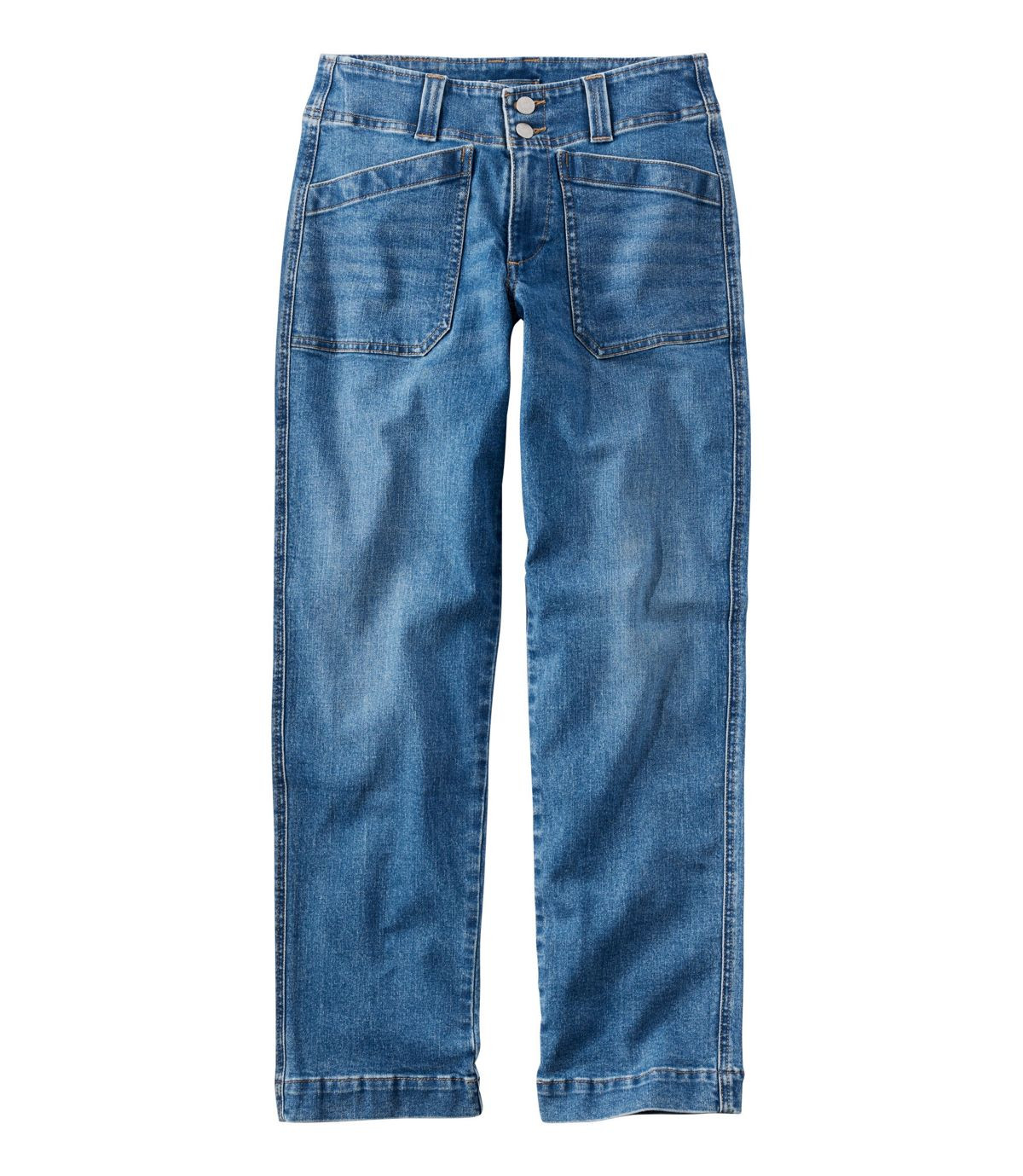Women's 1912 Field Denim Pants, Mid-Rise Ankle Utility | L.L. Bean
