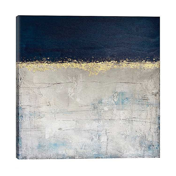 Glimmer Striped Abstract Canvas Art Print | Kirkland's Home