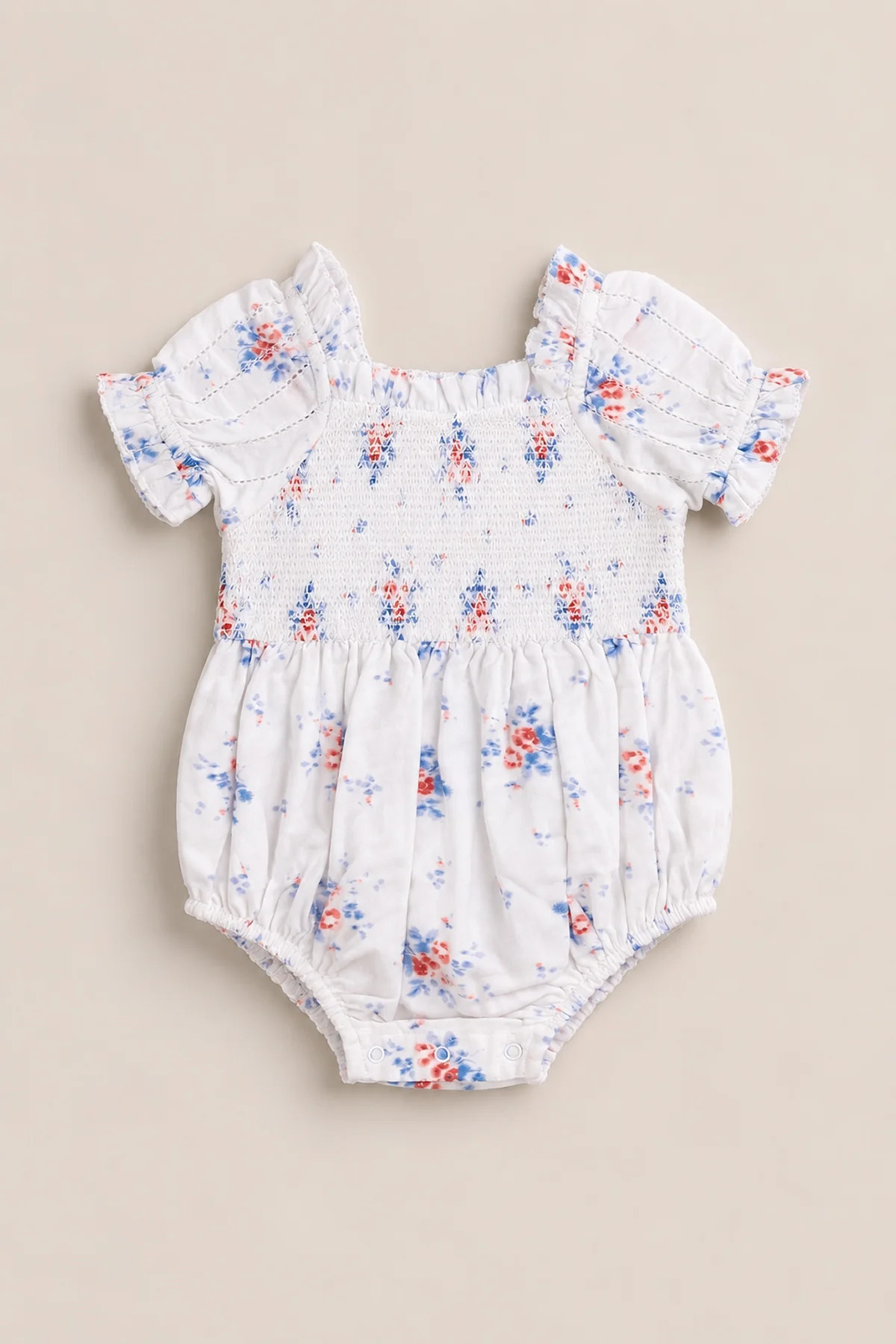 Baby Emily Romper in Heritage Soft Ditsy Floral | Ivy City Co