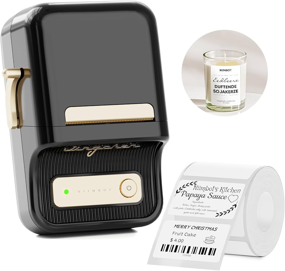 NIIMBOT B21 Label Maker, Thermal Label Printer, Portable Inkless Label Makers for Home/Office/Bus... | Amazon (US)