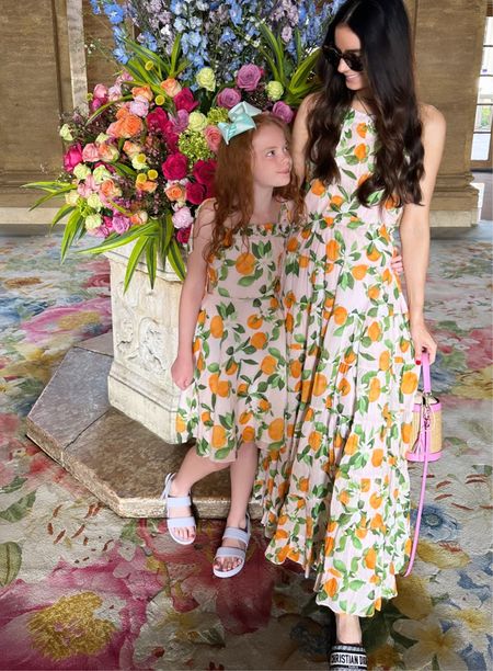 Loving this clementine print dress mother daughter matching dresses 