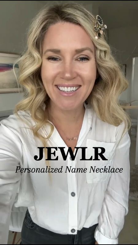 Personalized jewelry is the perfect gift this holiday season. I love my name necklace by @JEWLR.; it’s made of solid gold so it will never discolor. You can even create one with a meaningful word to keep values or beliefs close to your heart. Because thoughtful gifts always leave a lasting impression. ✨
Check out their website for more custom jewelry for you or a loved one. 💝 @jewlr
#JewlrPartner #MyJewlr

#LTKHoliday #ad

#LTKstyletip