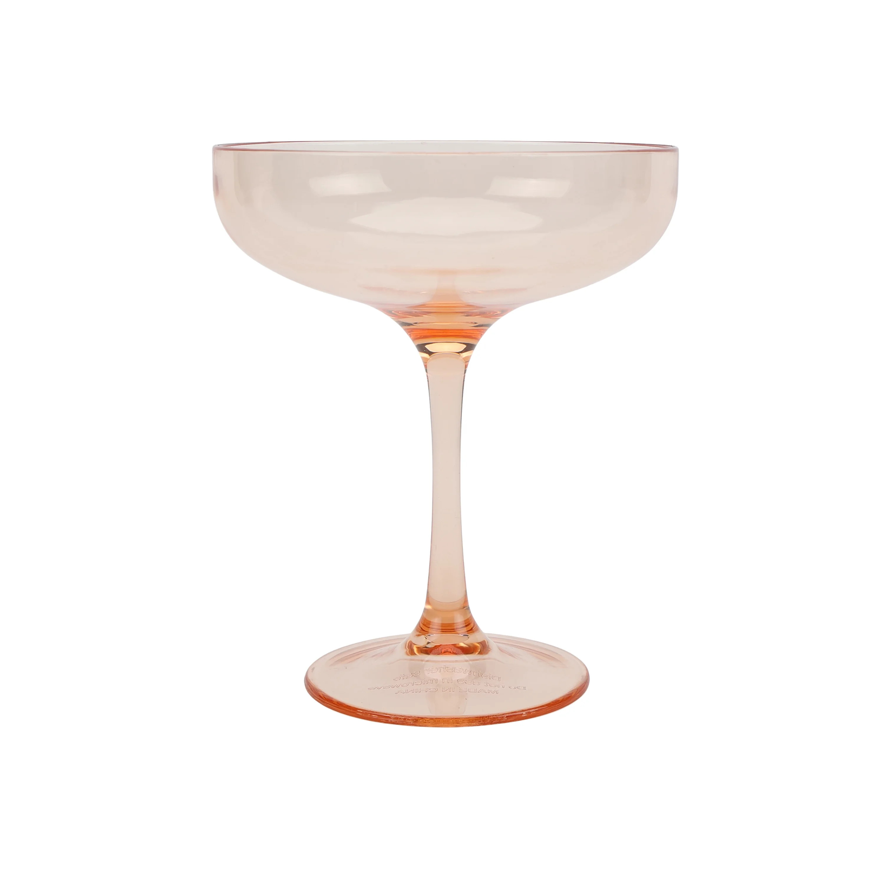 Just Feed Me by Jessie James Decker 13oz Coupe Glass, Pink - Walmart.com | Walmart (US)