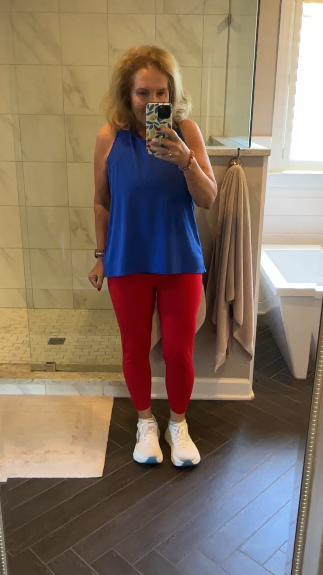 Athleta sale!!! 40% off tees tanks and shorts. Linking my favorites here. 

I size up in the tanks and tops. 
These are spanx booty boost leggings. Medium fits best  

My skin care routine is 25% off with code MDW25 it is a luxury you can enjoy every day

#LTKOver40 #LTKSaleAlert #LTKActive