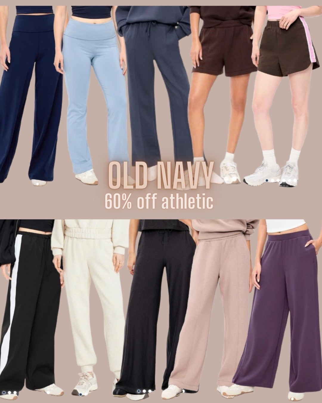 Sale ends today

Old navy
Joggers
Sweat pants
Athleisure
Sweat shorts
Comfy pants

#LTKSaleAlert #LTKActive