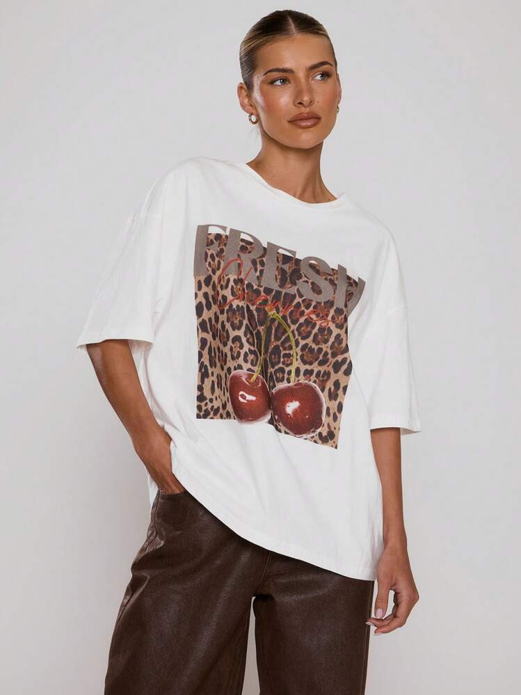 $10.46
-48%
$20.09

Save $0.52 off this item after joining.
 [100% Cotton] MUSERA Women T-Shirts Fresh Leopard Print Cherry Graphic Tee Oversized Top Cool Everyday Vacation Oversized Graphic Tee Airport Holiday Festival Back To School Winter Graphic Tee ,Elegant Spring Summer
4.92
(98)
Designed by

MUSERA
@muserastore
Color: White


Size
US
2 (XS)
4 (S)
6 (M)
8/10 (L)
12 (XL)
Check My Size
Size Guide
Please note：The item runs a bit large, so we recommend buying one size smaller.
Not your size? Tell us
 | SHEIN