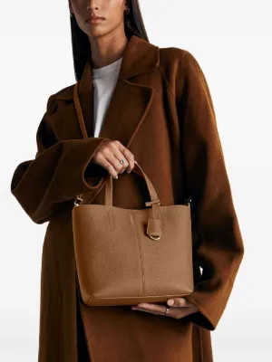 MAISON De SABRÉ Small Leather Soft Tote Bag | Brown | FARFETCH PH | Farfetch Global