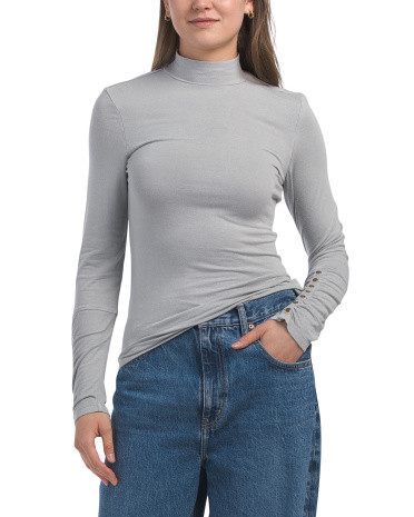 Ainsley Turtleneck Top for Women | Spandex/Rayon | Marshalls