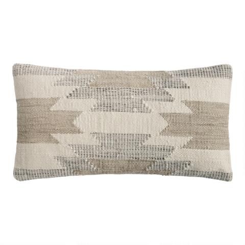 Crossroads Indoor Outdoor Lumbar Pillow | World Market