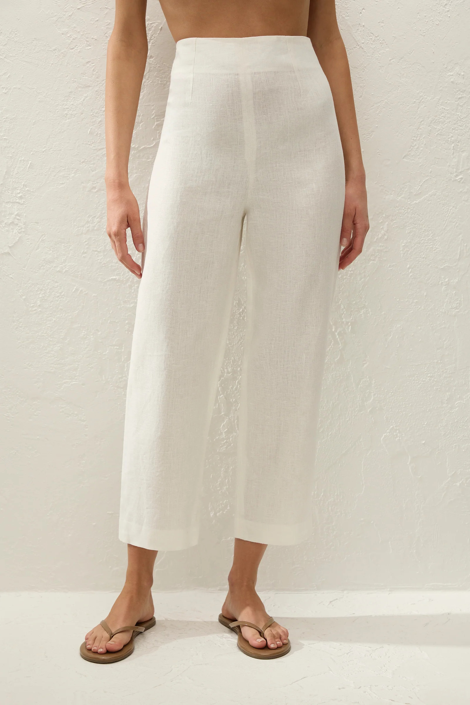 Claudine Pant White - Final Sale | Faithfull (AU)
