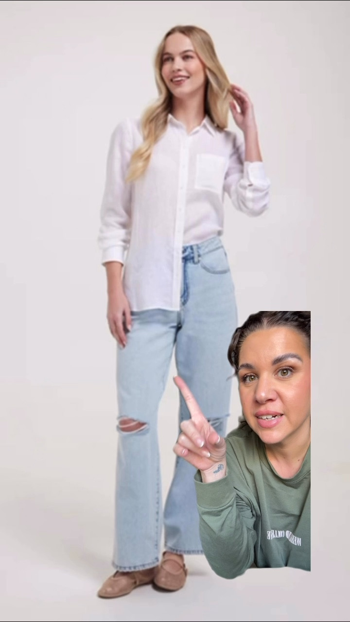 Client inspo VS what we bought! 

Denim Shorts & linen shirt are Just Jeans, and workwear is Portmans  

#LTKworkwear #LTKaustralia #LTKspring