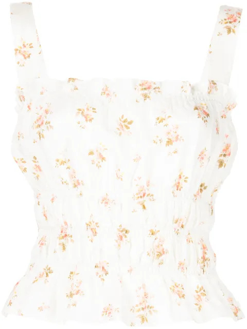Shrub floral-print top | Farfetch (US)
