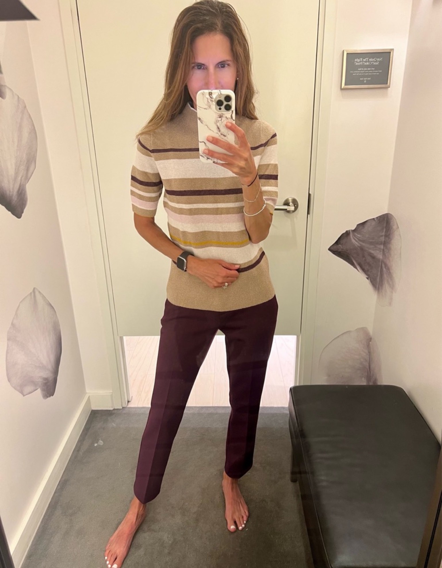 This jacquard mock-neck sweater with statement stripes can be styled with so many different outfits to move you through the season. How cute would this top look with denim! 😍 Grab it at an extra discount on top of the sale price! 👏🏻

#LTKsalealert #LTKworkwear #LTKunder50