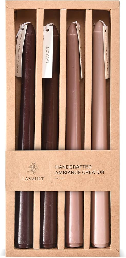 Taper Candles - Slow-Burning, Classic Candles - Scented Candles for Home, Events and Special Occa... | Amazon (US)