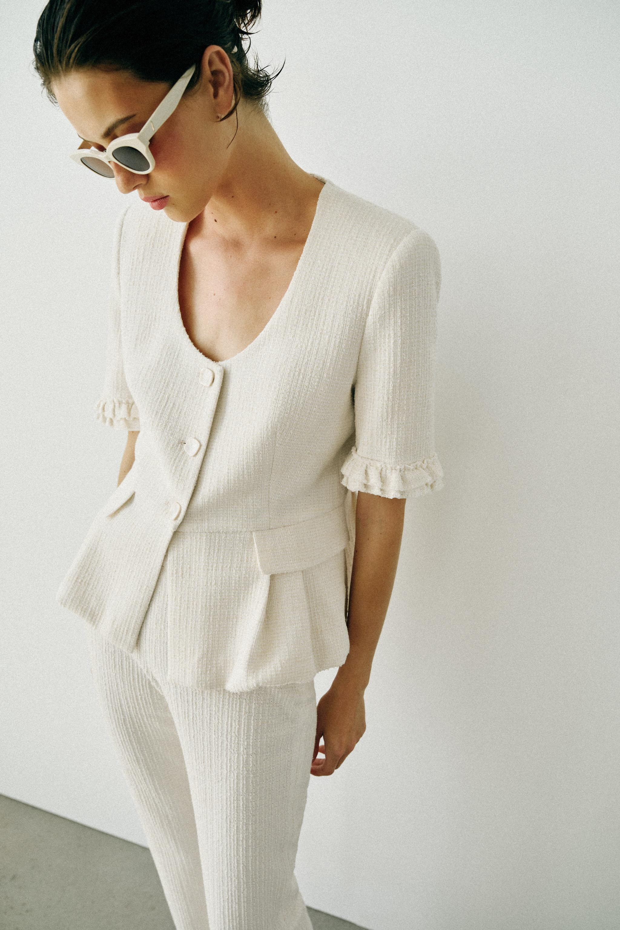 SCHLAGHOSE MIT VOLANTS | Zara DE