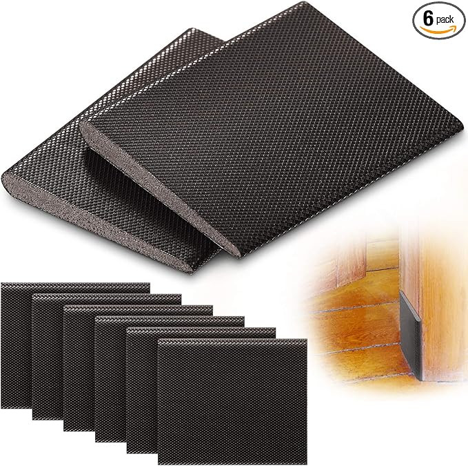 6 Peices Self-Adhesive Door Corner Seals, Weather Stripping Draft Stopper, Door Frame Seal Corner... | Amazon (US)
