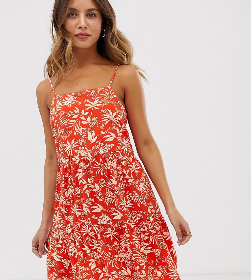 New Look tiered sundress in red | ASOS (Global)