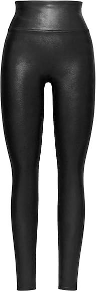 SPANX Faux Leather Leggings for Women Tummy Control | Amazon (US)
