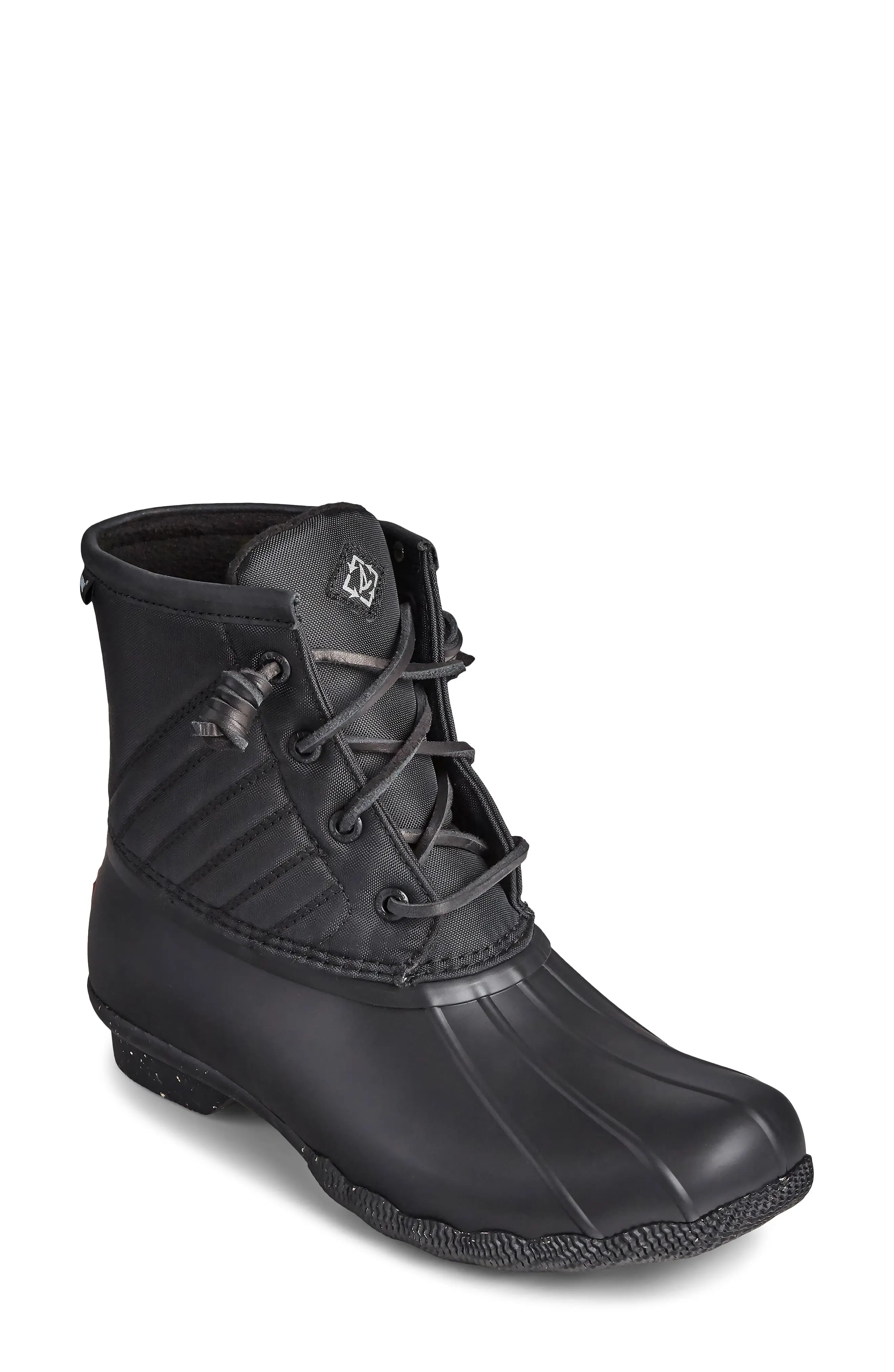 Women's Sperry Saltwater Bionic Water Resistant Boot, Size 6 M - Black | Nordstrom