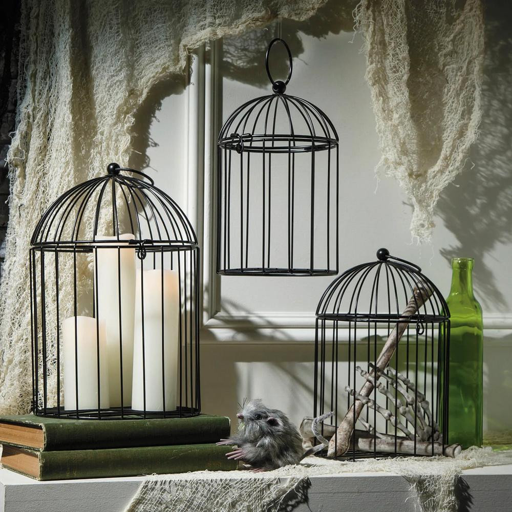 Black Birdcages Metal Tabletop Decorations - 3 pc | Oriental Trading Company