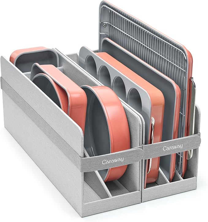 Caraway Nonstick Ceramic Bakeware Set (11 Pieces) - Baking Sheets, Assorted Baking Pans, Cooling ... | Amazon (US)
