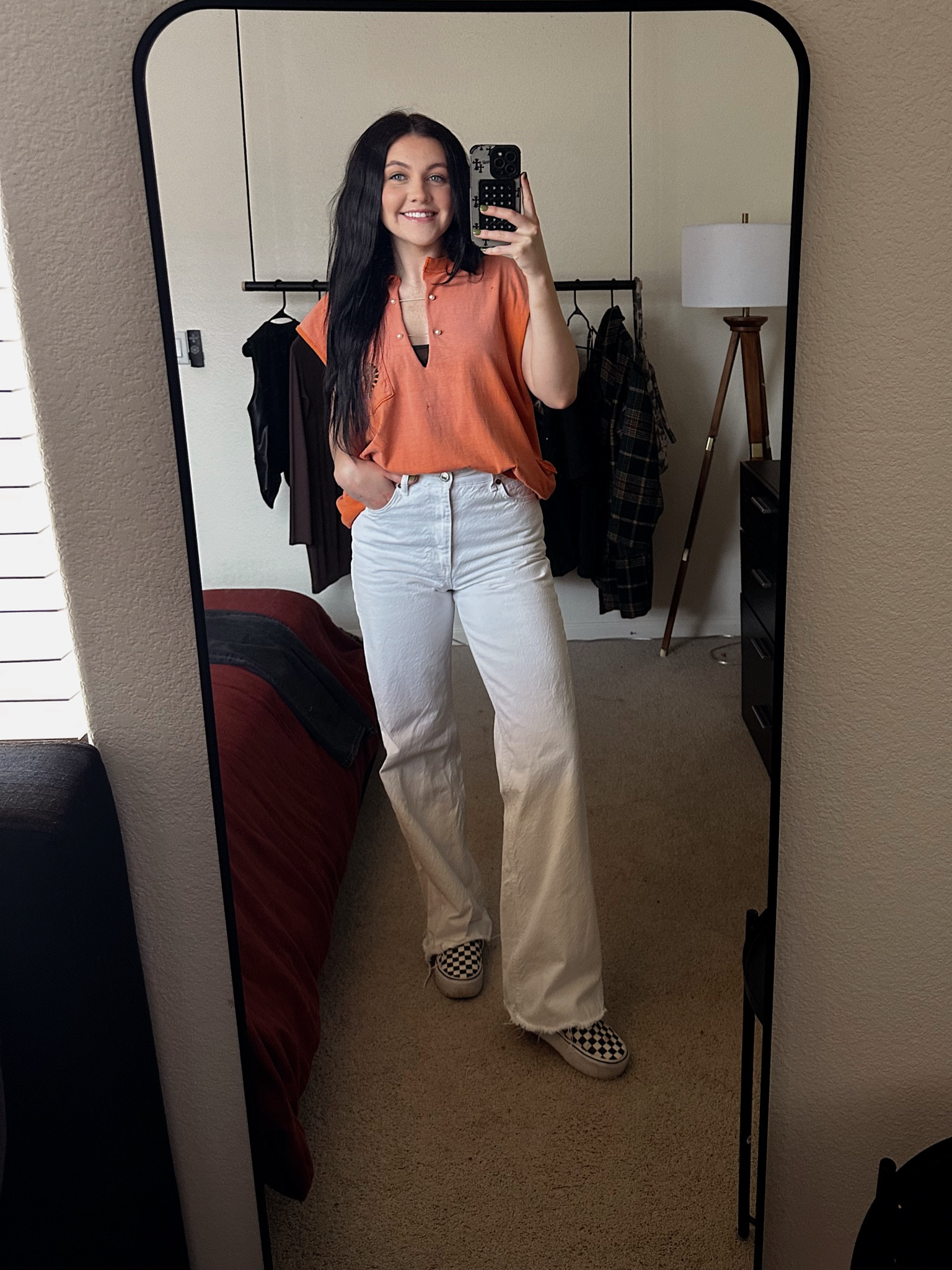 This is your sign to SET YOUR ALARMS FOR SATURDAY - DirtyBleach is having a drop ❤️‍🔥 Graphic Harley crop tops!!! 
Denim are old Zara 
& my favorite platform slip ons from vans 🫶🏻

#LTKSpringSale #LTKstyletip #LTKfindsunder100