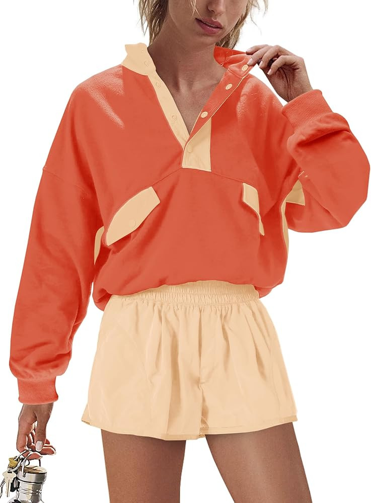 Nirovien Womens Workout Sets Short Athletic Set Activewear 2 Piece Outfits Pullover Sweatshirt an... | Amazon (US)