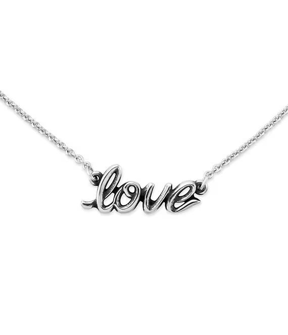 James Avery Love Script Necklace | Dillard's | Dillards