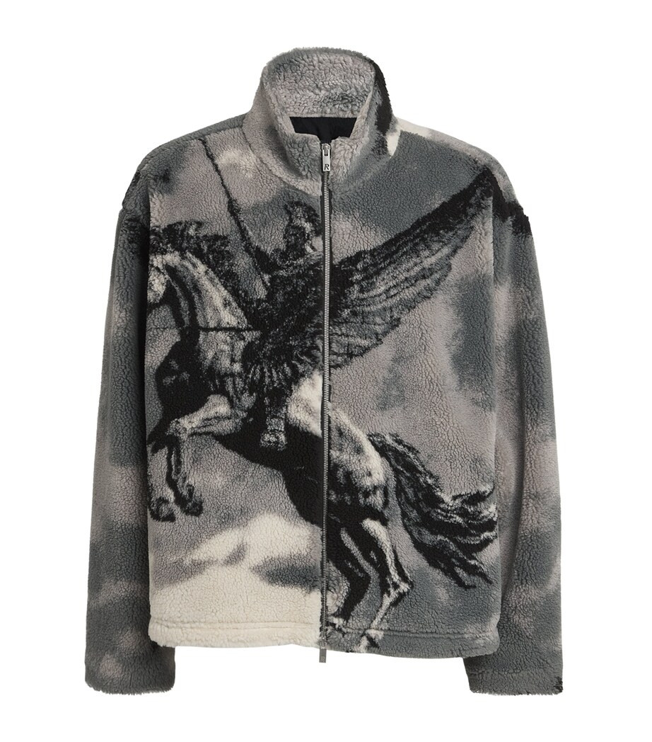 Bellerophon Print Fleece Zip-Up Sweater | Harrods