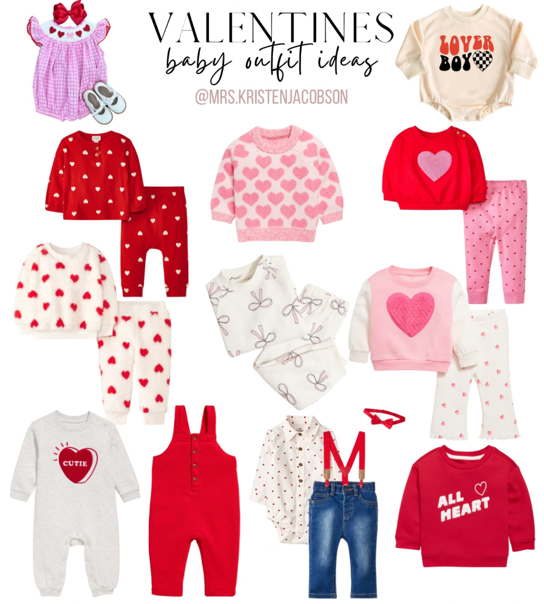 Valentines, valentines outfits, baby valentines outfits, baby girl valentines outfits, baby boy valentines outfits, Target valentines, Old Navy valentines, valentines sweatshirt, valentines romper, valentines matching set

#valentines #valentinesoutfits #babyvalentinesoutfits #babygirlvalentinesoutfits #babyboyvalentinesoutfits 

#LTKFamily #LTKBaby #LTKSeasonal