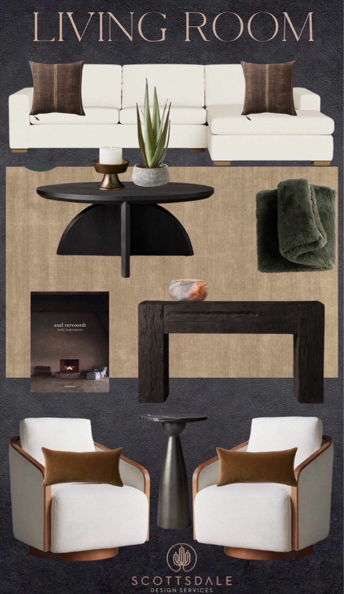 Organic Modern earthy living room styling🖤

#LTKHome