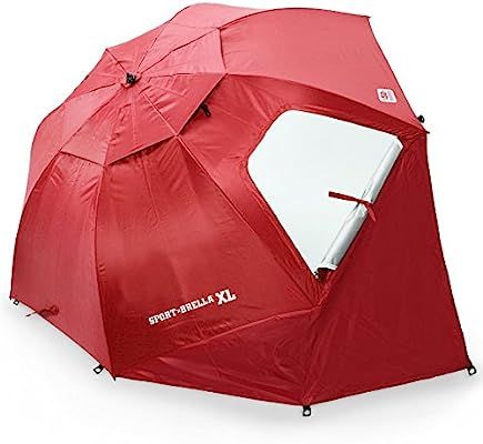 Sport-Brella XL Vented SPF 50+ Sun and Rain Canopy Umbrella for Beach and Sports Events (9-Foot) | Amazon (US)