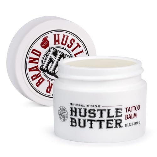 Hustle Butter Deluxe – Tattoo Butter for Before, During, and After the Tattoo Process – Lubricates and Moisturizes – 100% Vegan Replacement for Petroleum-Based Products – 1 oz | Amazon (US)