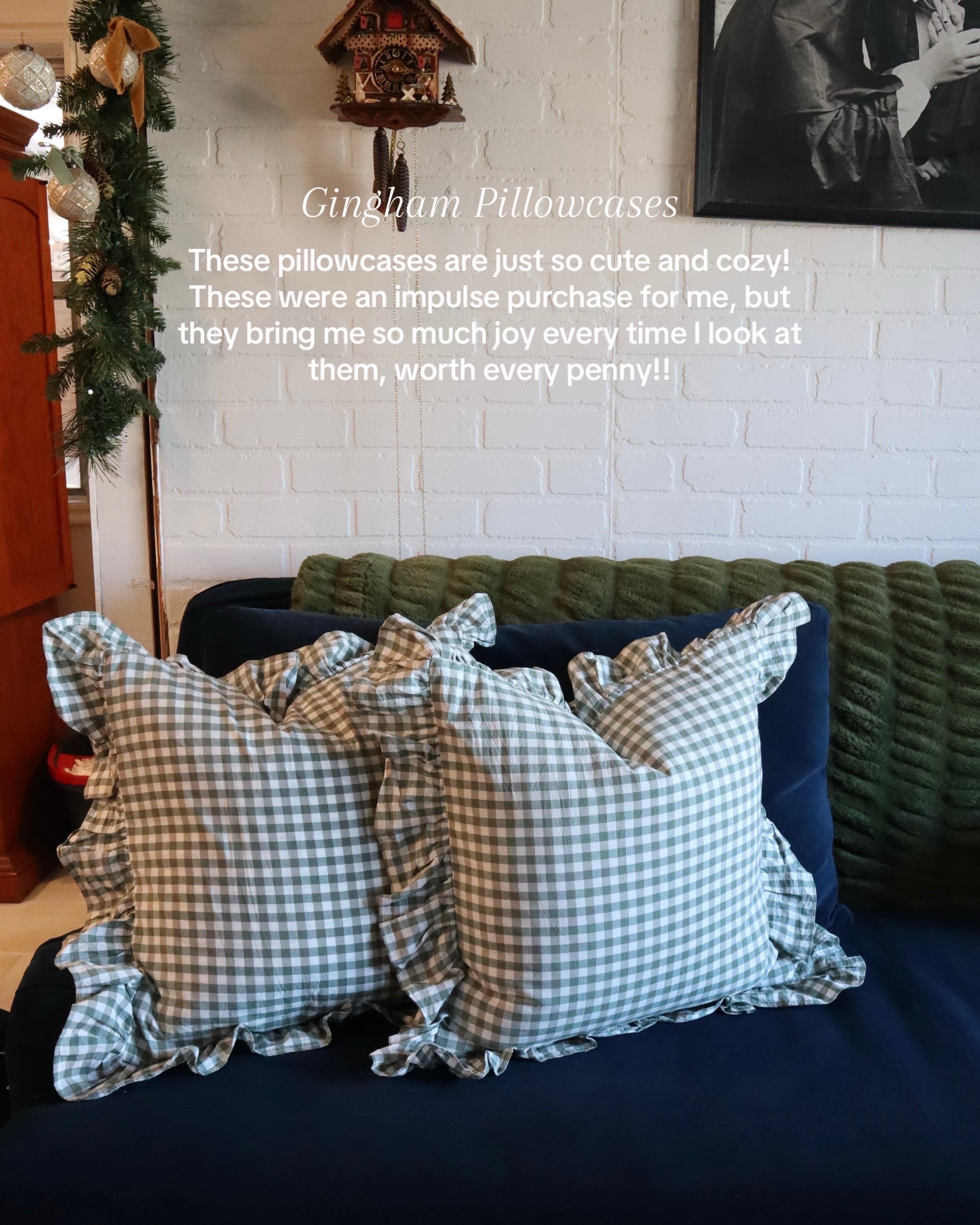 These green gingham and ruffle pillows are EVERYTHING!

#LTKSaleAlert #LTKHome #LTKFindsUnder50