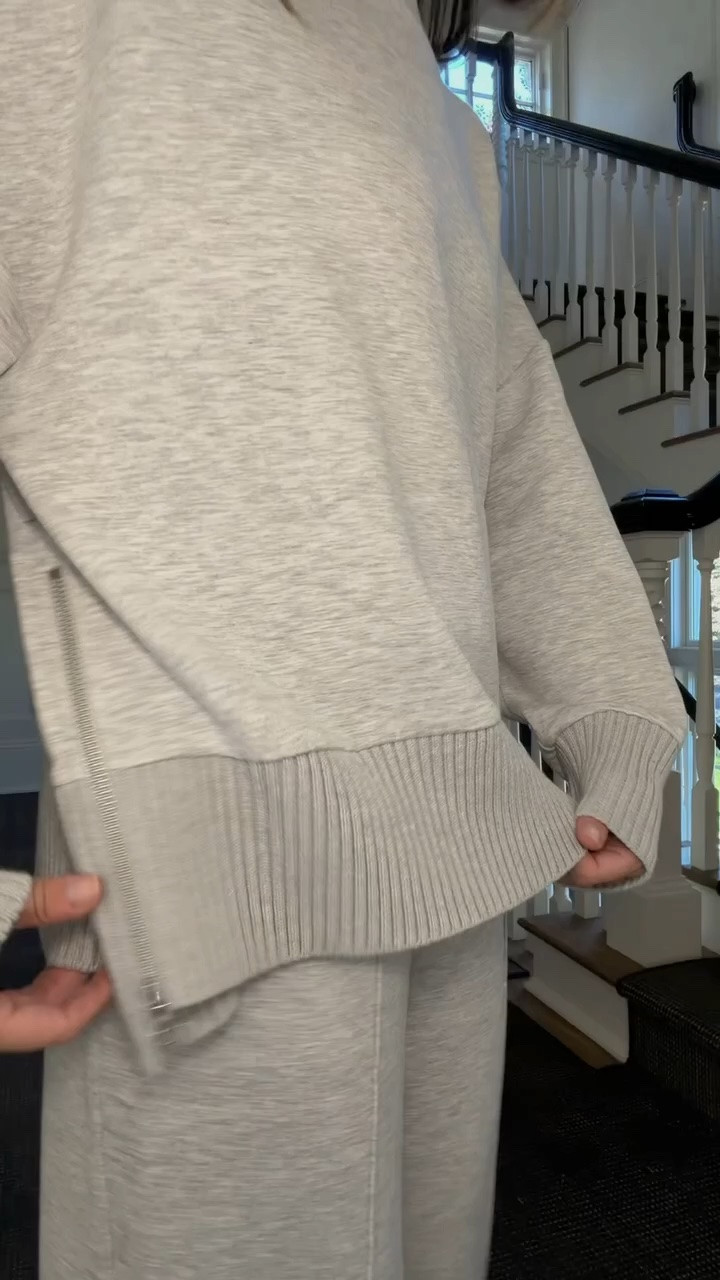 Comfy, cozy in @varley 🧸 I basically live in Varley all year long (but especially in the fall/winter) for school drop, daily comfies, and travel days. #invarley #ad