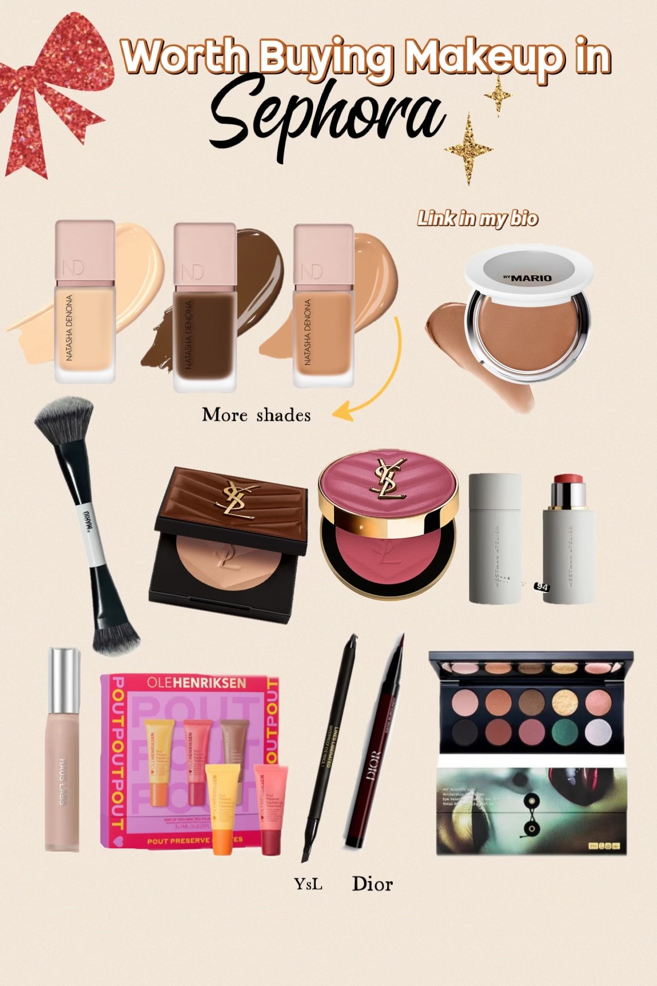 My top “worth buying” makeup picks from Sephora 💄✨
High-performing staples you’ll actually use.
Everything is linked below 🤍

#LTKHoliday #LTKgrwm #LTKBeauty