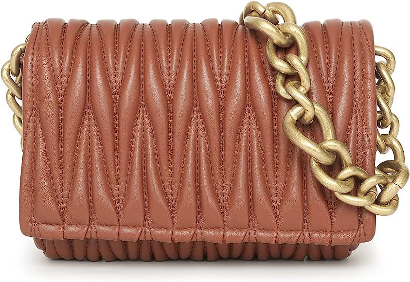 Montana West Valentines Day Gifts for Her Quilted Purse for Women Chunky Chain Purses and Handbag... | Amazon (US)