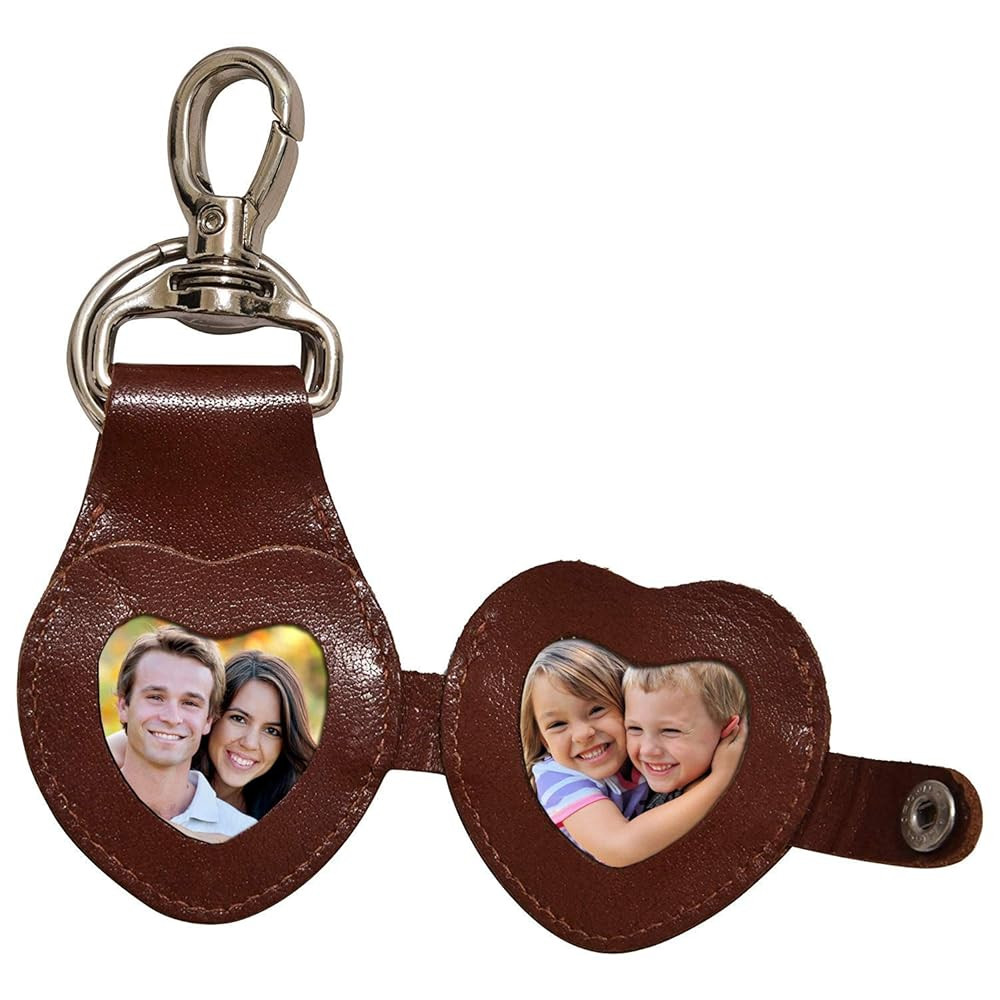 Wise Owl Accessories 3D Leather Keychain Cute Heart Shape Valentine Gift | Amazon (US)