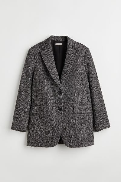 Oversized wool-blend jacket | H&M (UK, MY, IN, SG, PH, TW, HK)